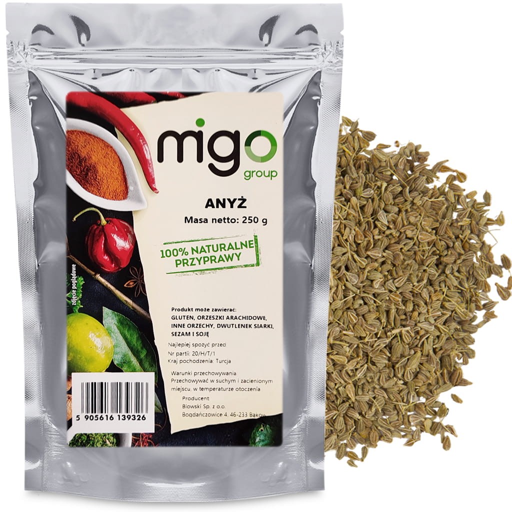 Anyż ziarno 250g - MIGogroup