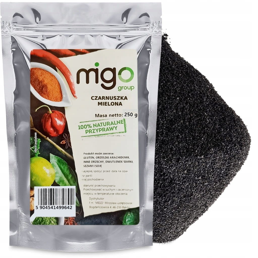 Czarnuszka mielona 250g - MIGOgroup