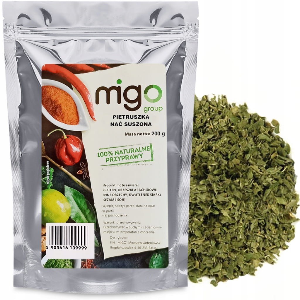 Pietruszka nać, suszona 200g - MIGOgroup