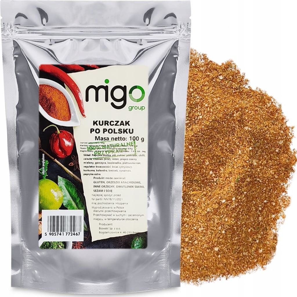 Przyprawa do kurczaka po polsku 100g - MIGOgroup