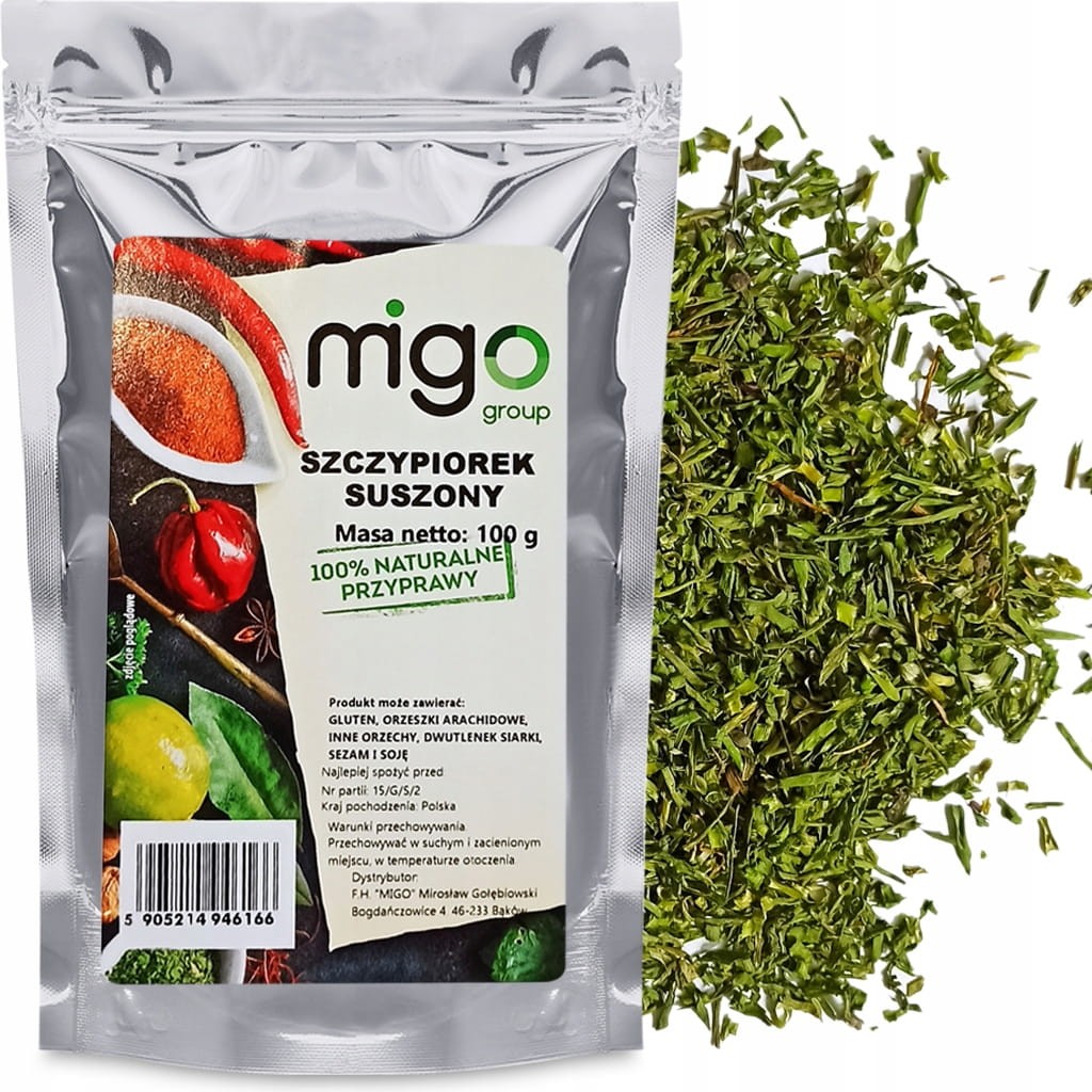 Szczypiorek suszony, cięty - 100g - MIGogroup
