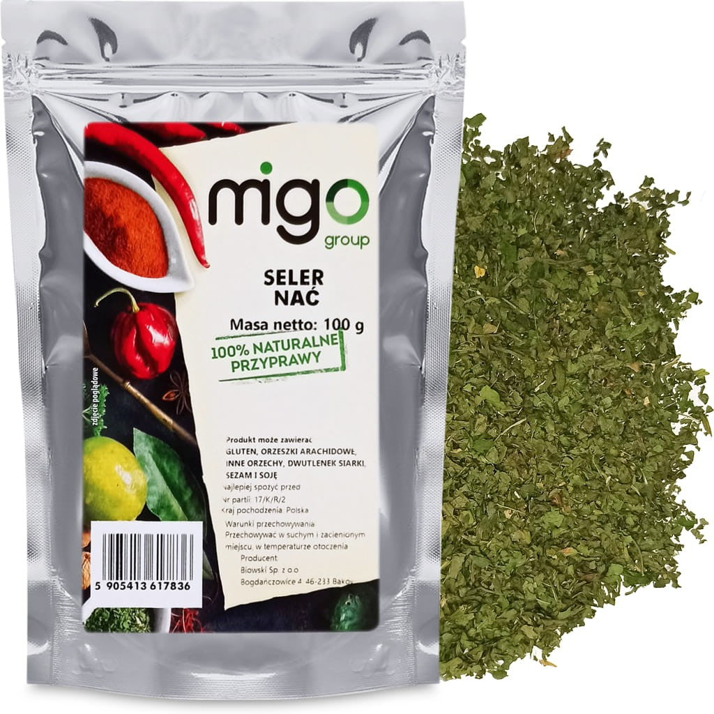 SELER Nać, cięte liście selera - 100g - MIGogroup