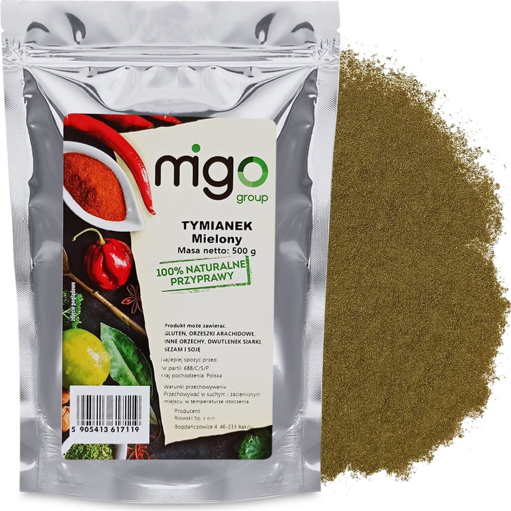 TYMIANEK Mielony, przyprawa - 500g - MIGogroup