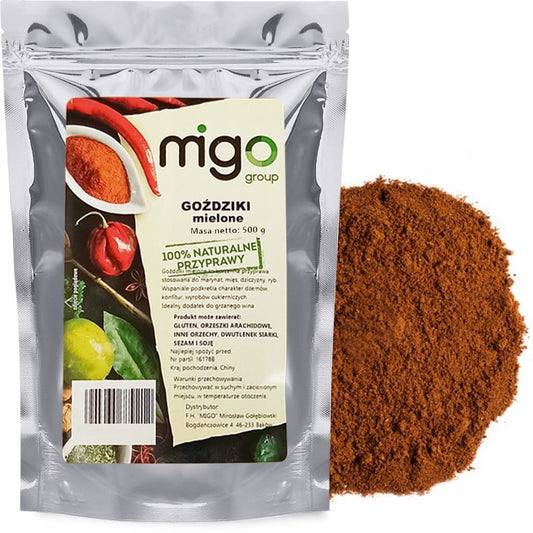 GOŹDZIKI MIELONE 500g, aromatyczne - MIGOgroup