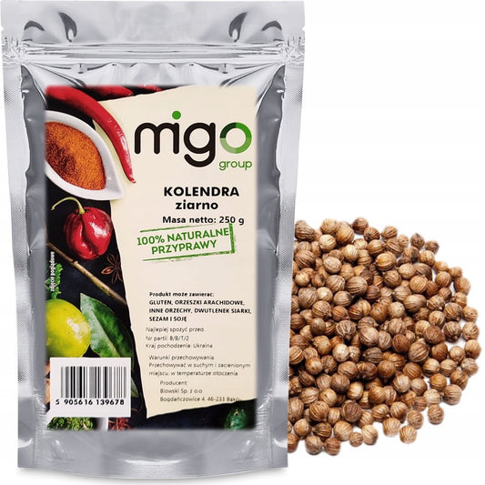 Kolendra ziarno przyprawa 250g  - MIGogroup