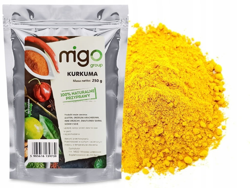 Kurkuma mielona 250g  - MIGOgroup