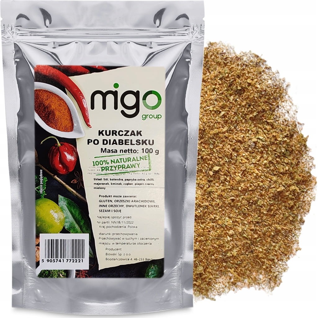 Kurczak po diabelsku  100g - MIGOgroup