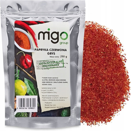 Papryka czerwona GRYS - 250g - MIGOgroup