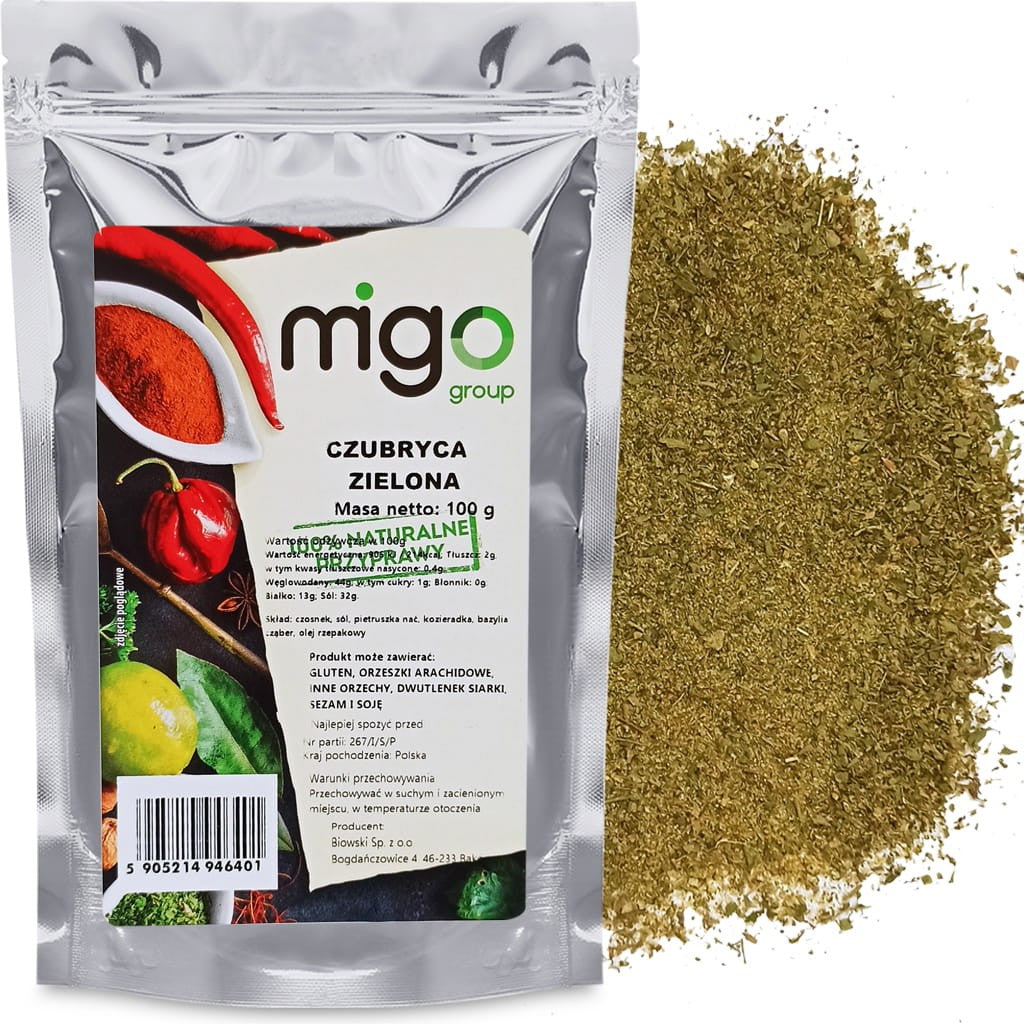 CZUBRYCA ZIELONA, aromatyczna - 100g - MIGogroup
