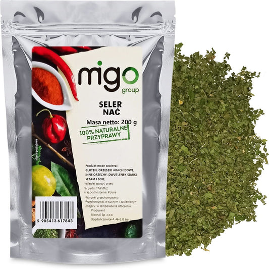 SELER Nać, cięte liście selera - 200g - MIGogroup